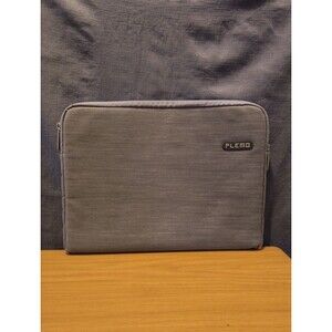 PLEMO Protective Laptop Tablet Soft Padded Zip Case Gray